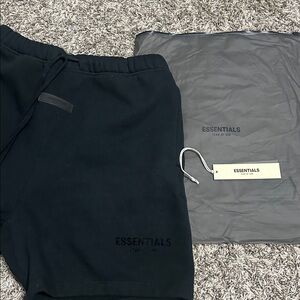 Essentials Limo Black Shorts